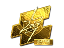 Zeus (Gold) | Atlanta 2017 sticker