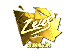 Zeus (Gold) | Cologne 2016 sticker