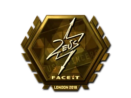 Zeus (Gold) | London 2018 sticker