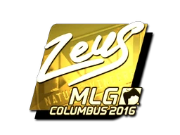 Zeus (Gold) | MLG Columbus 2016 sticker