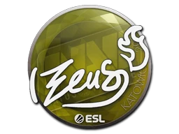 Zeus | Katowice 2019 sticker