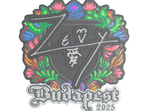 zevy (Embroidered) | Budapest 2025 sticker