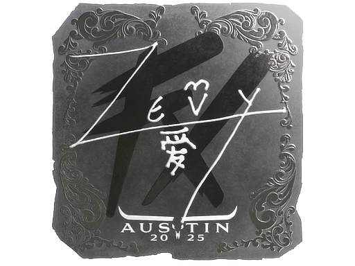 zevy (Foil) | Austin 2025 sticker
