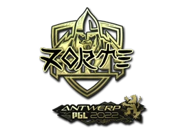 zorte (Gold) | Antwerp 2022 sticker
