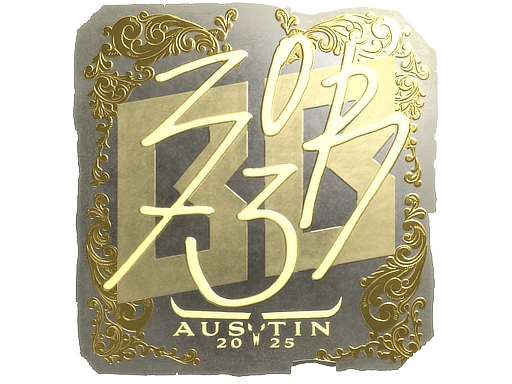 zorte (Gold) | Austin 2025 sticker