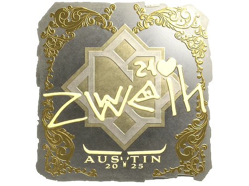 zweih (Gold) | Austin 2025 sticker
