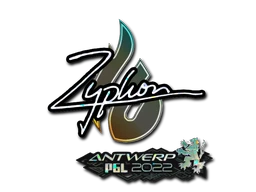 Zyphon (Glitter) | Antwerp 2022 sticker