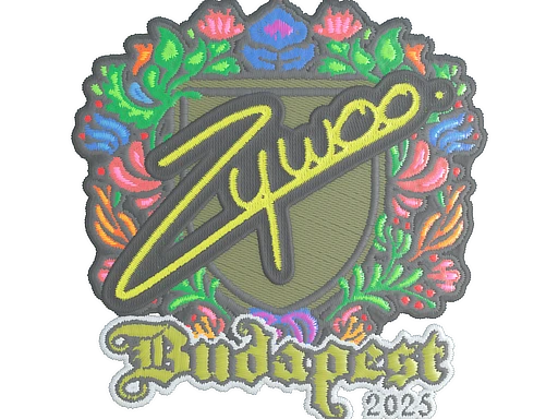 ZywOo (Embroidered) | Budapest 2025 sticker