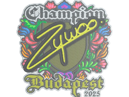 Zywoo Embroidered Champion Budapest 2025