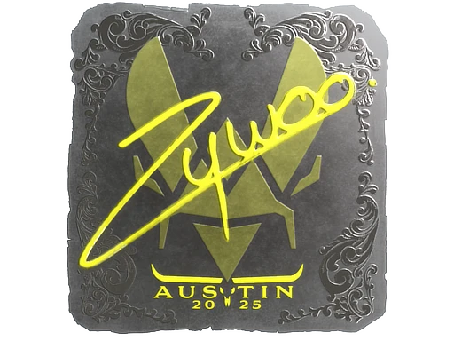 ZywOo (Foil) | Austin 2025 sticker