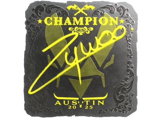 ZywOo (Foil, Champion) | Austin 2025 sticker
