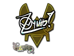 ZywOo (Glitter) | Paris 2023 sticker