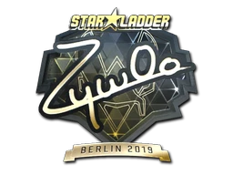 ZywOo (Gold) | Berlin 2019 sticker