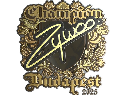 Zywoo Gold Champion Budapest 2025