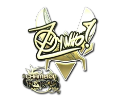 ZywOo (Gold, Champion) | Paris 2023 sticker