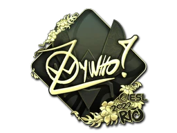 ZywOo (Gold) | Rio 2022 sticker