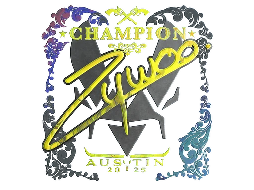 ZywOo (Holo, Champion) | Austin 2025 sticker