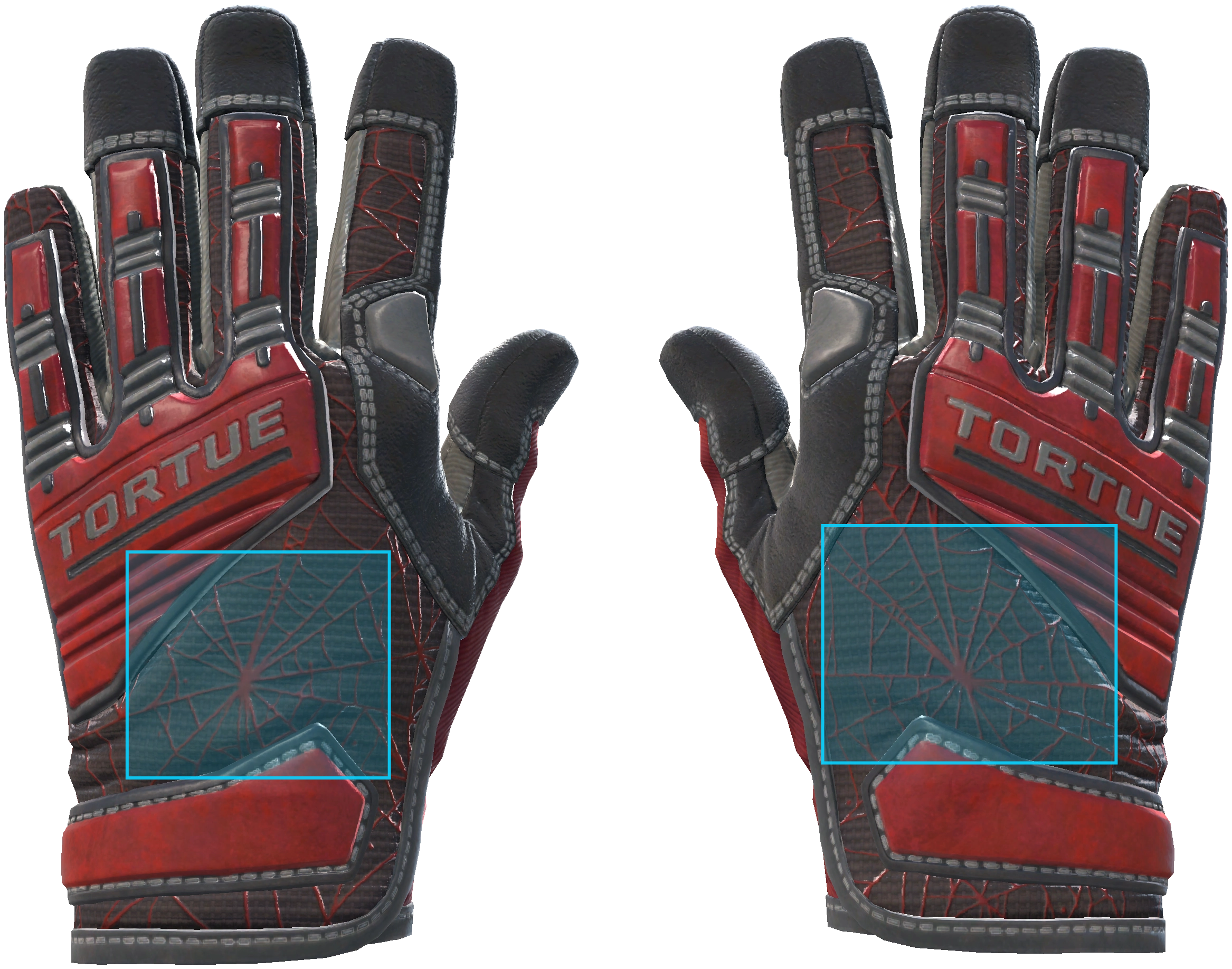 Pattern preview for SPECIALIST | SPECIALIST GLOVES CRIMSON WEB