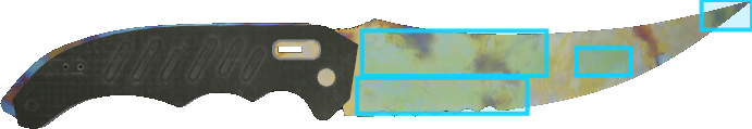 Pattern preview for FLIP | FLIP KNIFE CASE HARDENED