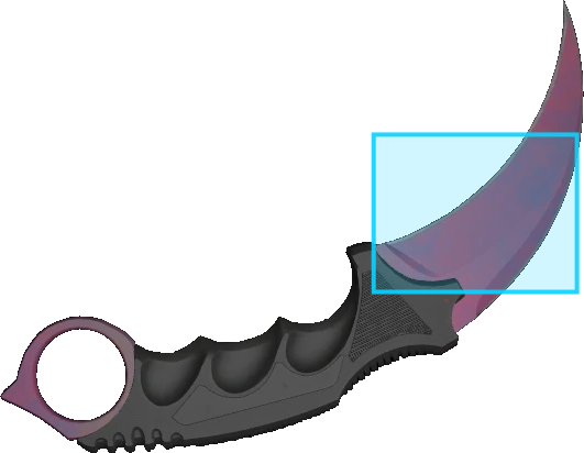 Pattern preview for KARAMBIT | KARAMBIT DOPPLER PHASE 2