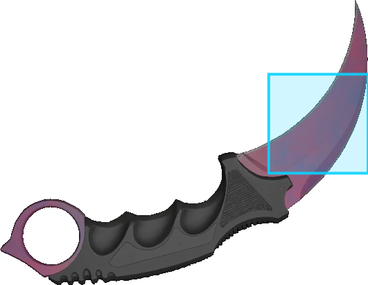 Pattern preview for KARAMBIT | KARAMBIT DOPPLER PHASE 2