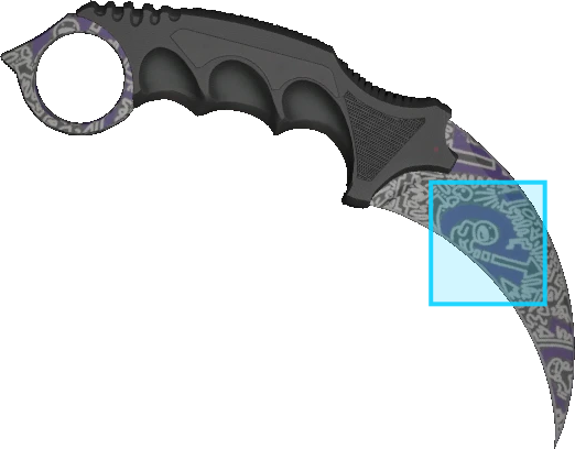 Pattern preview for KARAMBIT | KARAMBIT FREEHAND
