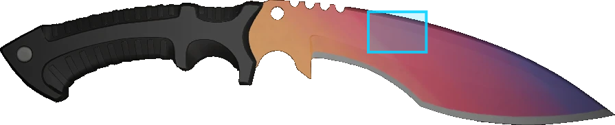Pattern preview for KUKRI | KUKRI KNIFE FADE