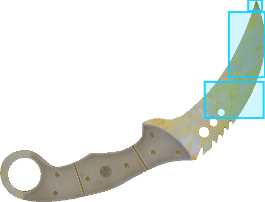 Pattern preview for TALON | TALON KNIFE CASE HARDENED