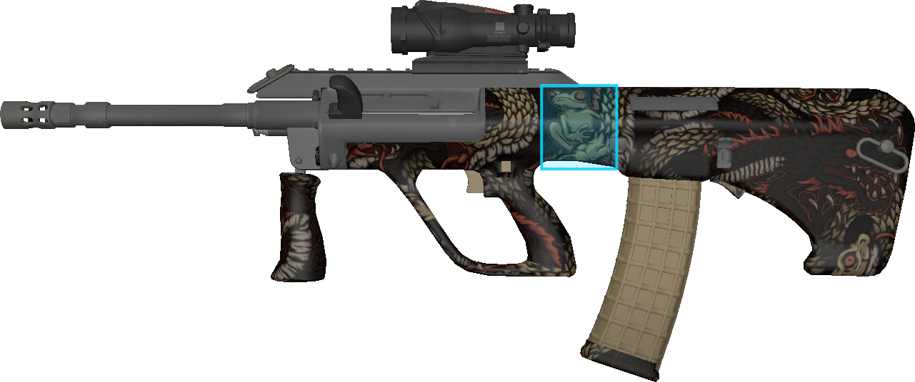 Pattern preview for AUG | AUG SNAKE PIT