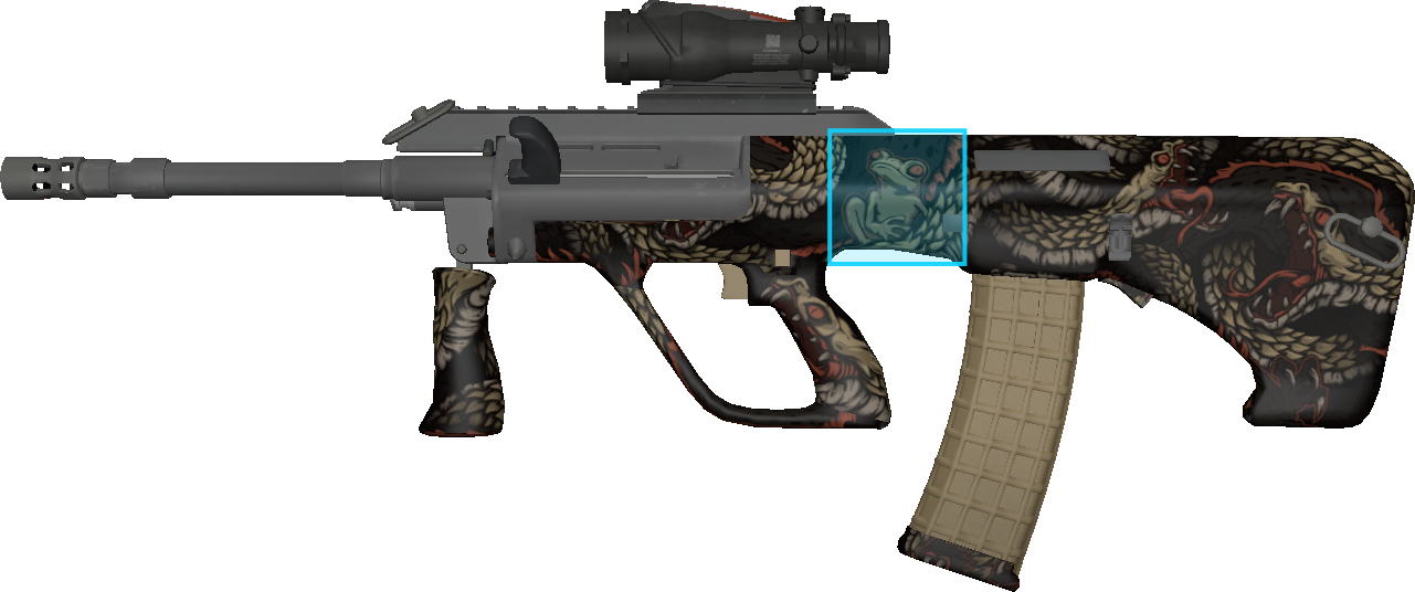 Pattern preview for AUG | AUG SNAKE PIT