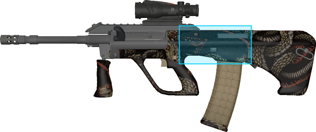 Pattern preview for AUG | AUG SNAKE PIT