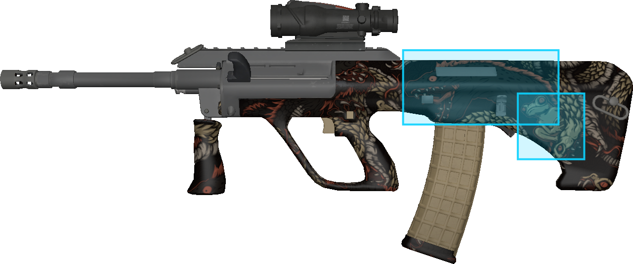 Pattern preview for AUG | AUG SNAKE PIT