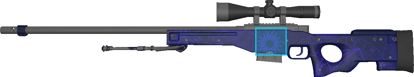 Pattern preview for AWP | AWP SUN IN LEO