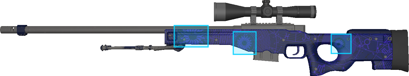 Pattern preview for AWP | AWP SUN IN LEO