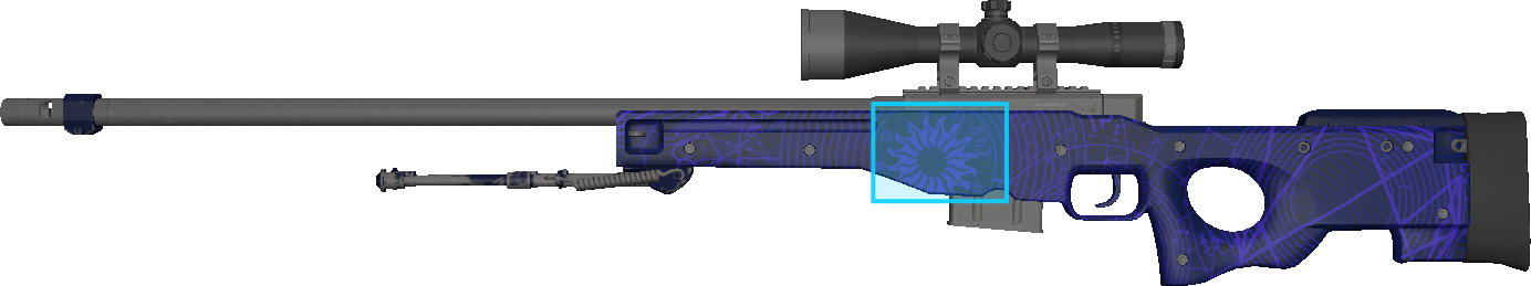 Pattern preview for AWP | AWP SUN IN LEO