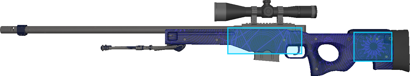Pattern preview for AWP | AWP SUN IN LEO