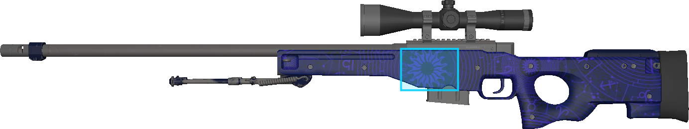 Pattern preview for AWP | AWP SUN IN LEO