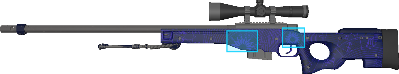 Pattern preview for AWP | AWP SUN IN LEO