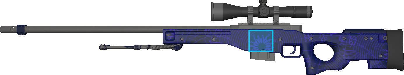 Pattern preview for AWP | AWP SUN IN LEO