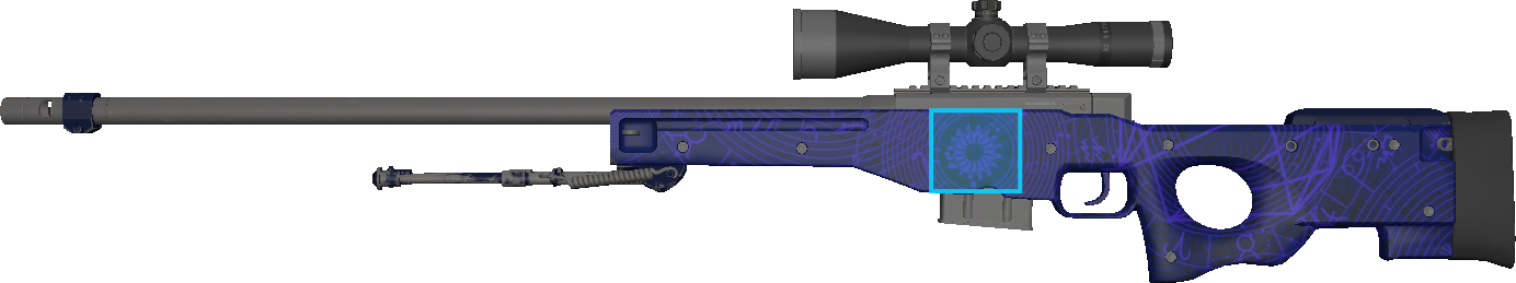 Pattern preview for AWP | AWP SUN IN LEO