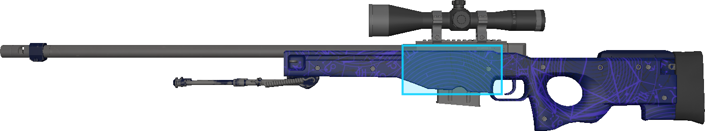 Pattern preview for AWP | AWP SUN IN LEO