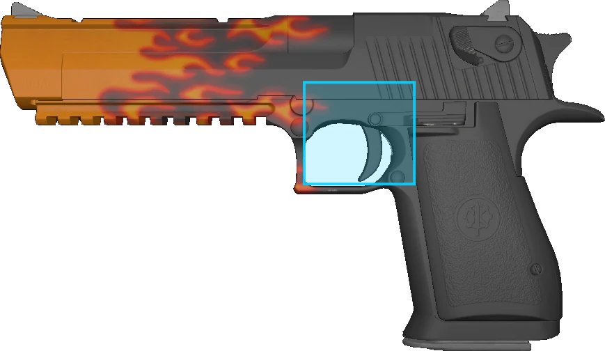 Pattern preview for DESERT EAGLE | DESERT EAGLE BLAZE