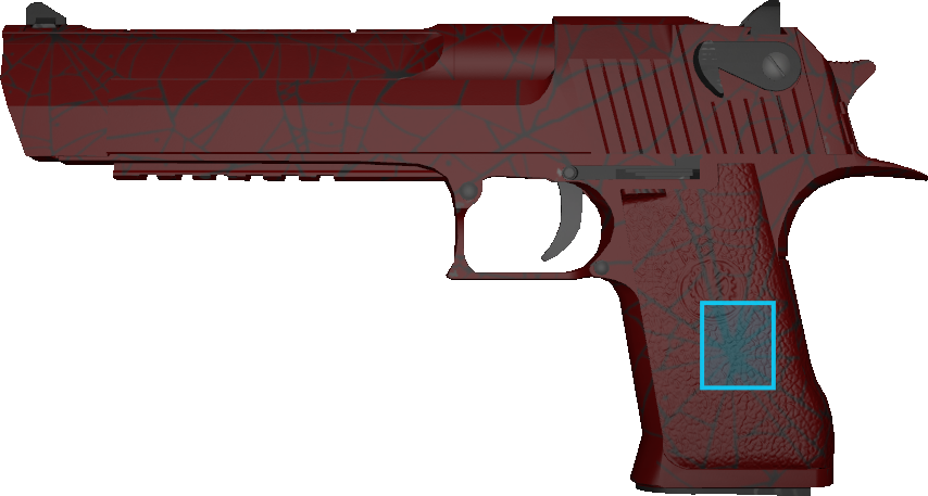 Pattern preview for DESERT EAGLE | DESERT EAGLE CRIMSON WEB