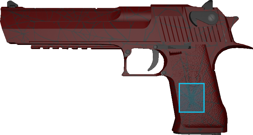 Pattern preview for DESERT EAGLE | DESERT EAGLE CRIMSON WEB