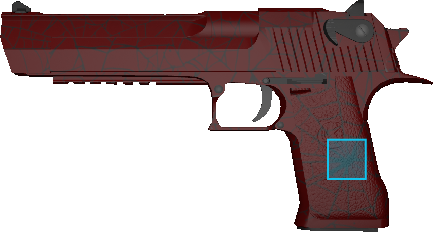 Pattern preview for DESERT EAGLE | DESERT EAGLE CRIMSON WEB