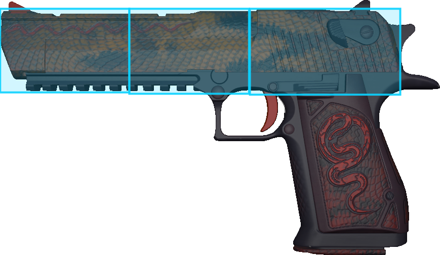 Pattern preview for DESERT EAGLE | DESERT EAGLE SERPENT STRIKE