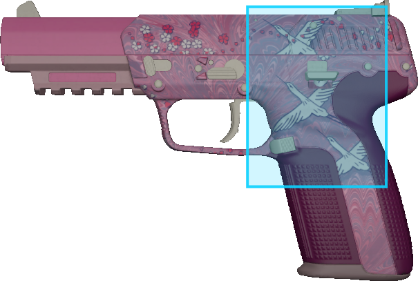 Pattern preview for FIVE-SEVEN | FIVE-SEVEN FRAISE CRANE