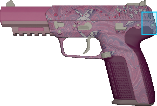 Pattern preview for FIVE-SEVEN | FIVE-SEVEN FRAISE CRANE