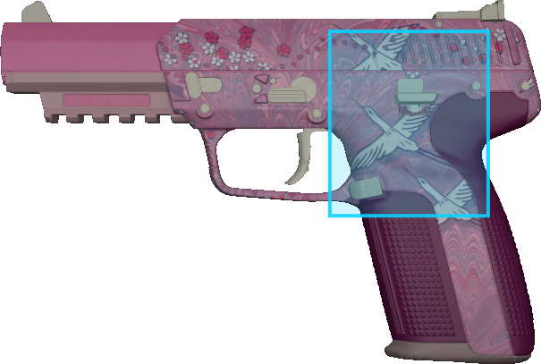 Pattern preview for FIVE-SEVEN | FIVE-SEVEN FRAISE CRANE