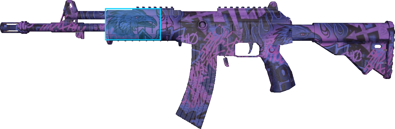 Pattern preview for GALIL AR | GALIL AR PHOENIX BLACKLIGHT